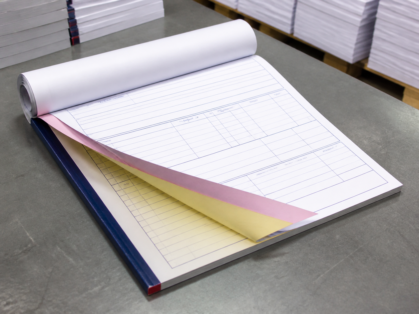 LR and bilty book sample with carbonless copies