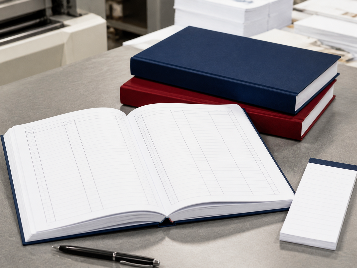 Registers and office stationery sample